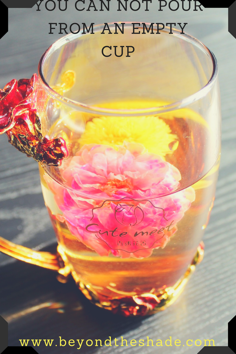 You can noT pour from an empty cup